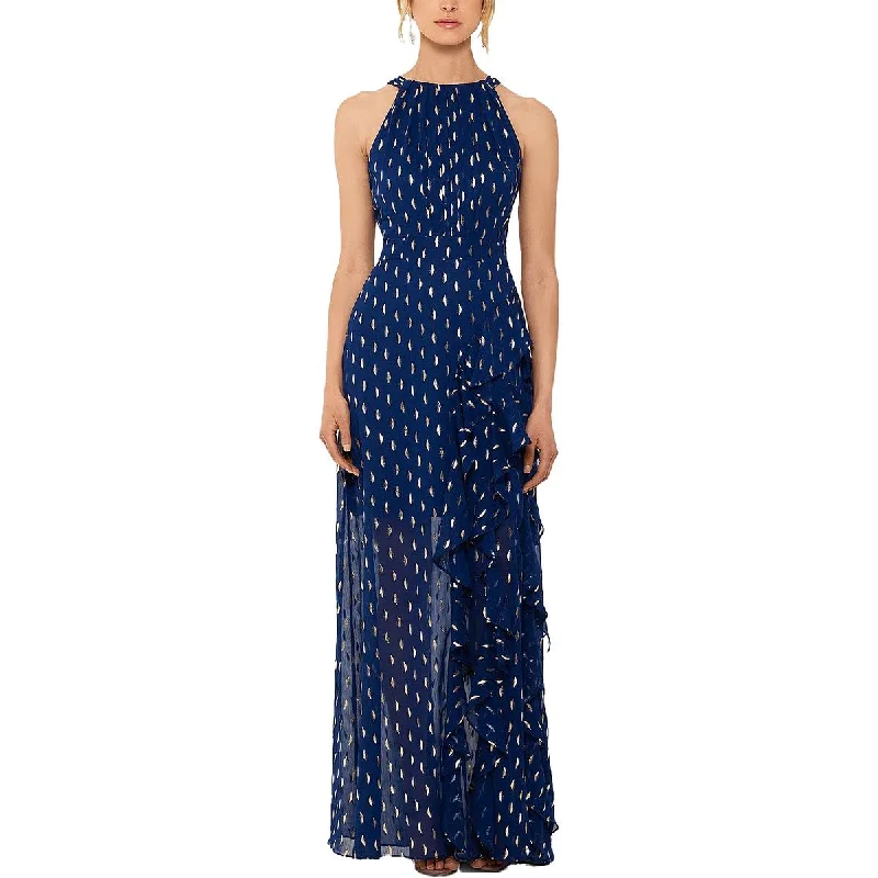 Betsy & Adam Womens Printed Chiffon Evening Dress Tunics Luxurious high-end