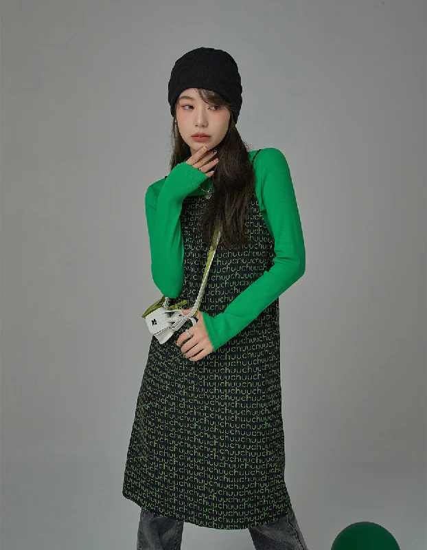 Timeless Cool Card Slip Dress Tunics Designer luxury