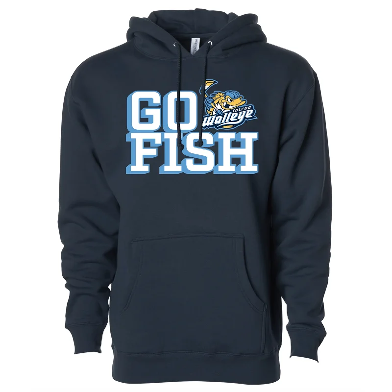 Toledo Walleye Go Fish Hoodie Hoodie Sweatshirt Pullover