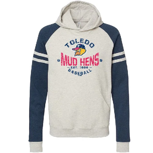 Toledo Mud Hens Gear Color Blocked Hooded Sweatshirt Hooded Sweatshirt Casual Wear Street Style
