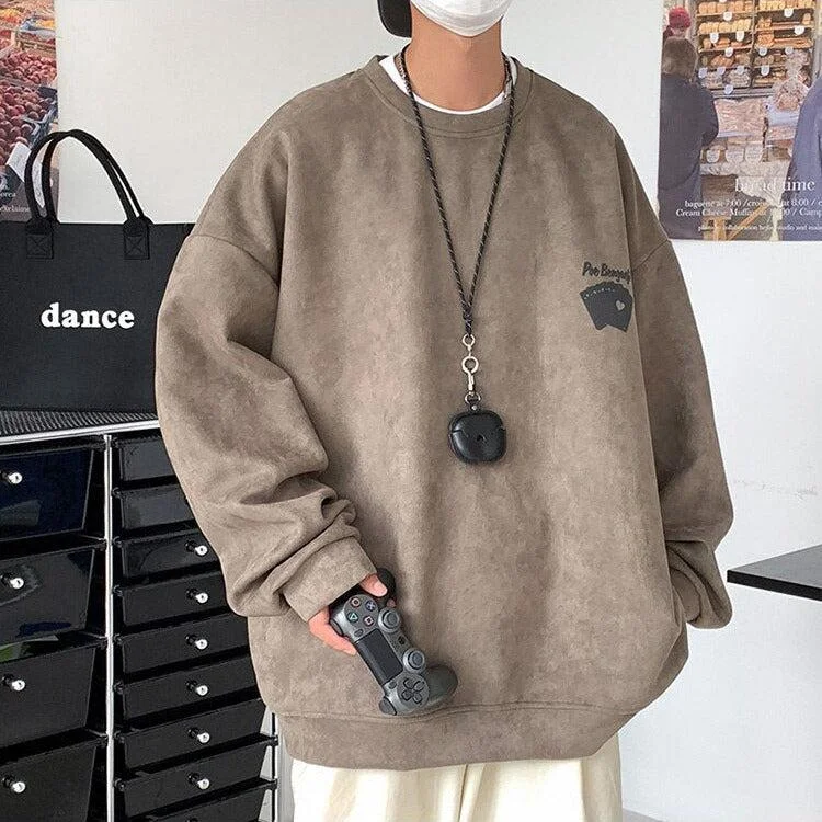 Playing Cards Sweatshirt Hoodie with Tied Waist Feminine Flattering