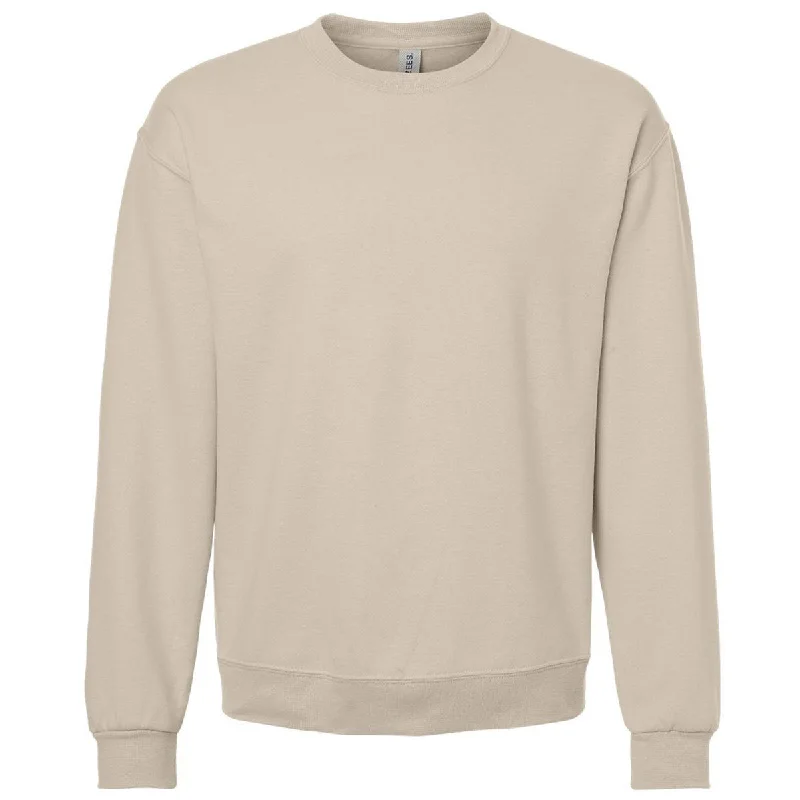 Jerzees Unisex Putty Ultimate CVC Crewneck Sweatshirt Hoodie with Set-In Sleeves Structured Classic