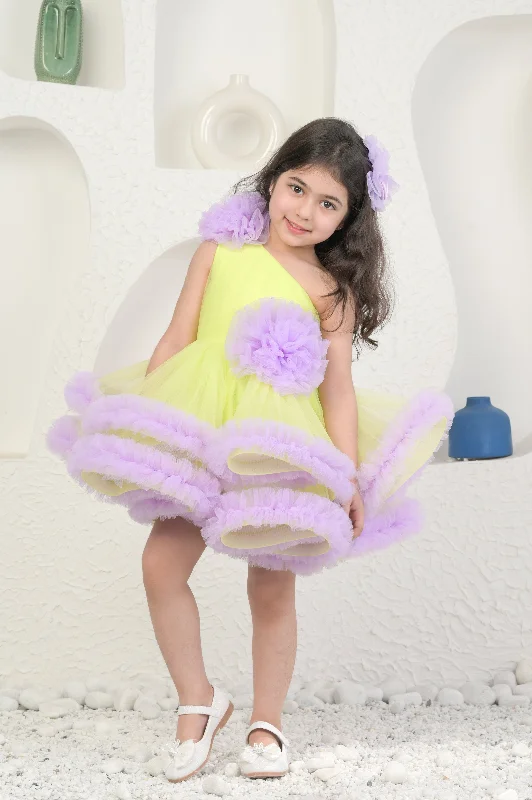 Pre-Order: Lime And Lavender Dress Tunics Leisure comfortable
