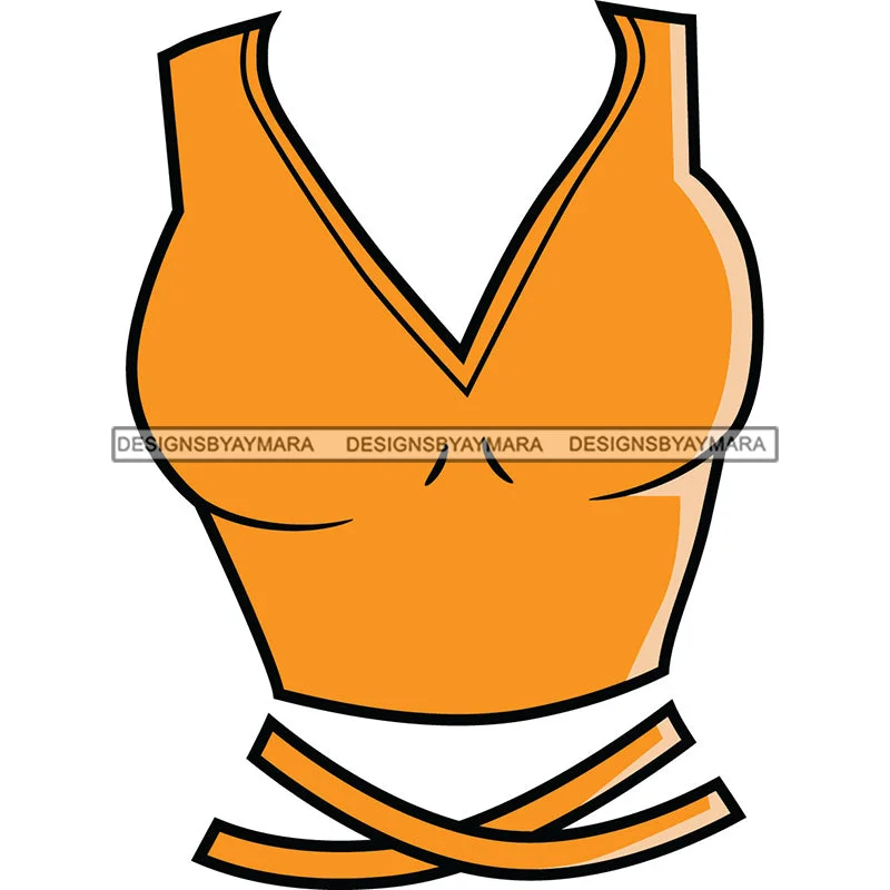 Gold Orange And White Tank Top   SVG JPG PNG Vector Clipart Cricut Silhouette Cut Cutting sexy tank top