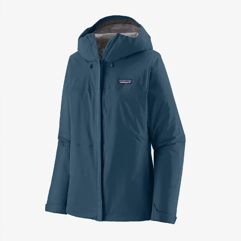 Patagonia Women's Torrentshell 3L Jacket - Lagom Blue Rayon Fabric Velvet Fabric Corduroy Fabric