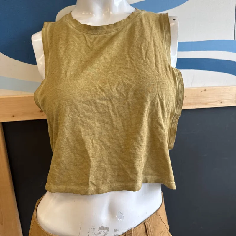 Lululemon - Women's Tank : Yellow-women-SM bronze tank top