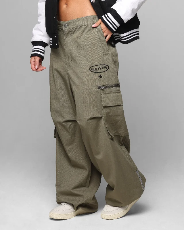 Loiter Shadow Cargo Pants Khaki Fashionable Sporty Pants