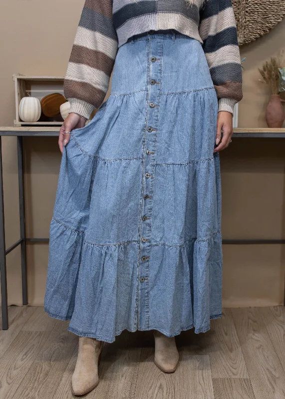 Ready for Life Skirt denim skirt trendy