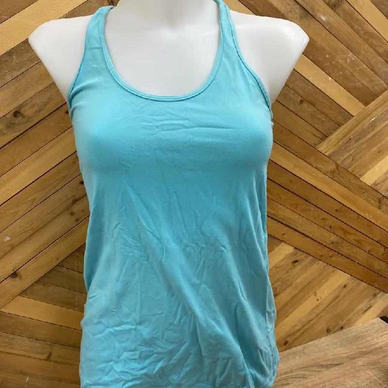 Lululemon - Women's Tank Top: Light Blue-women- scoop neck tank