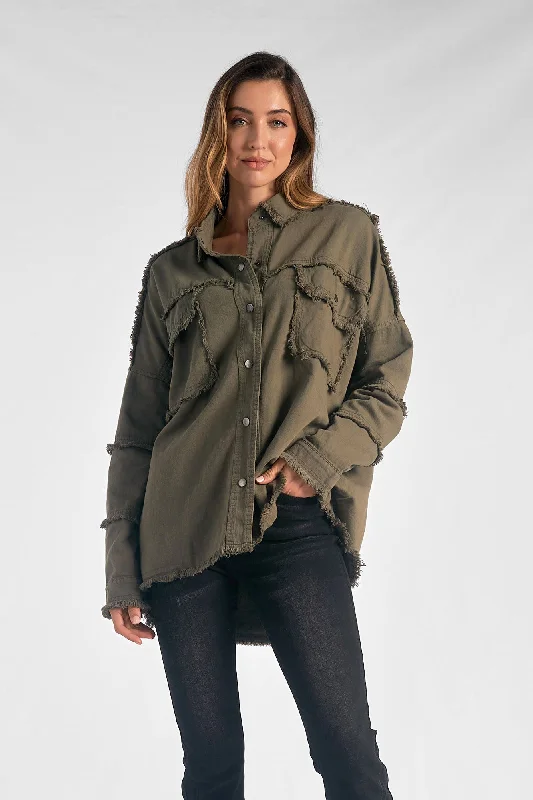 Women's Elan Rock & Roll Olive Jacket Corduroy Jacket Velvet Jacket Brocade Jacket