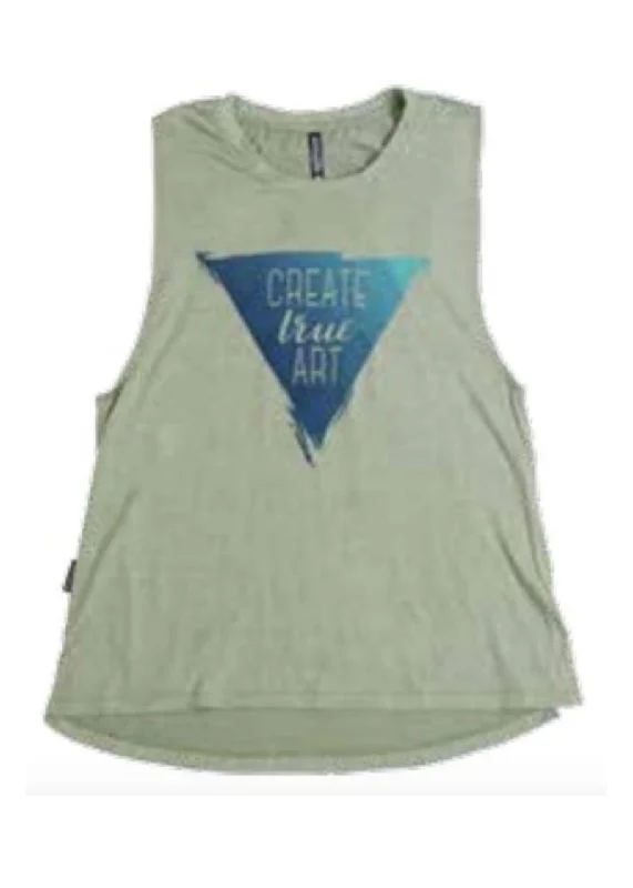 ON SALE Create True Art Metro Tank fitted tank top
