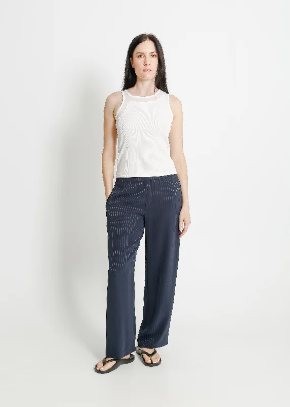 JARRAH PANT / NAVY Comfy High-Waist Jeans