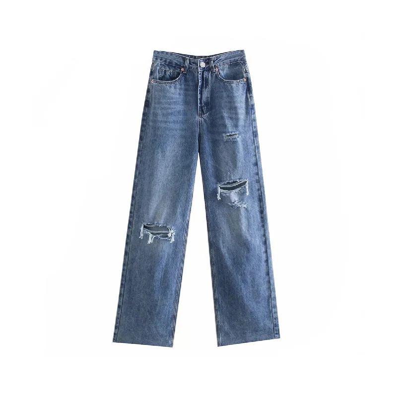 High Waist Denim Pants Stylish Harem Pants
