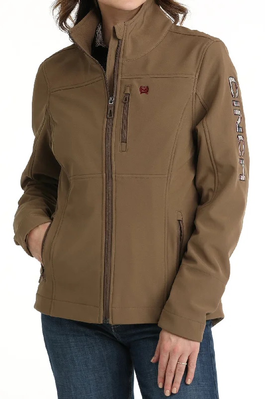 Cinch Ladies Bonded Jacket - Brown - MAJ9866030 Jersey Jacket Tulle Jacket Batik Jacket