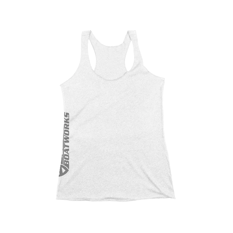 Triblend Racerback Tank Barker metallic tank top