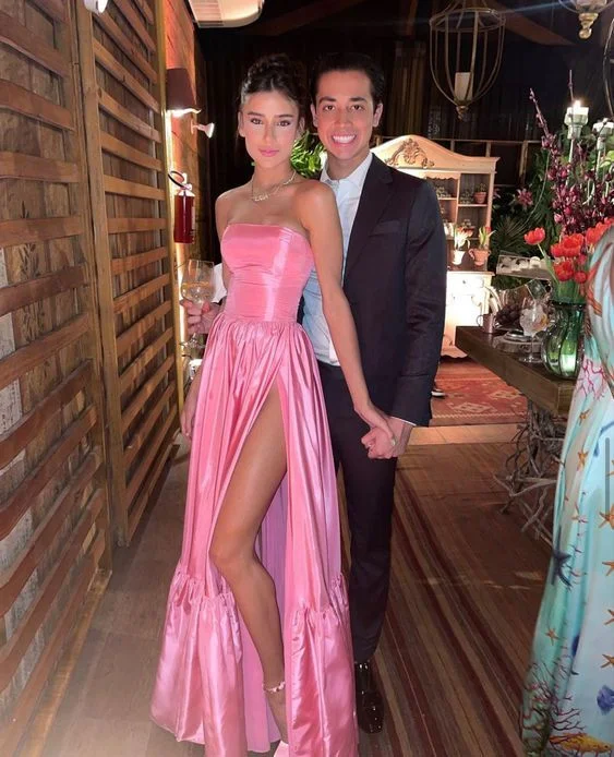Pink Prom Dress Women Sexy Dresses Elegant Party Dress      cg24926 Tunics Travel practical