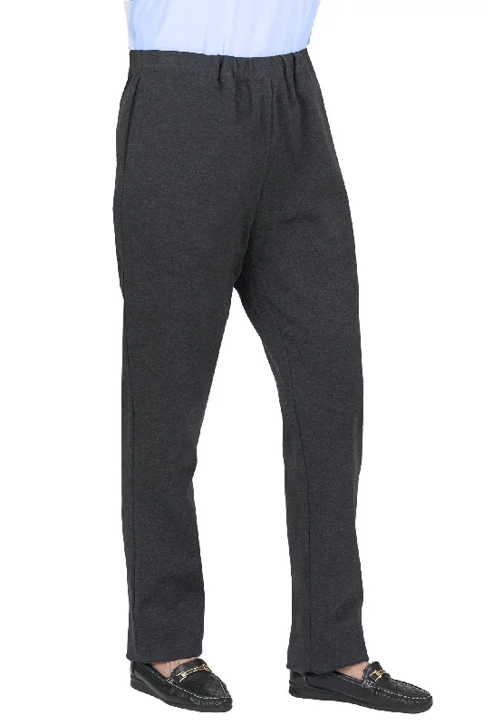 Side-Opening Adaptive Pants - Arie | Charcoal Trendy Tapered Pants