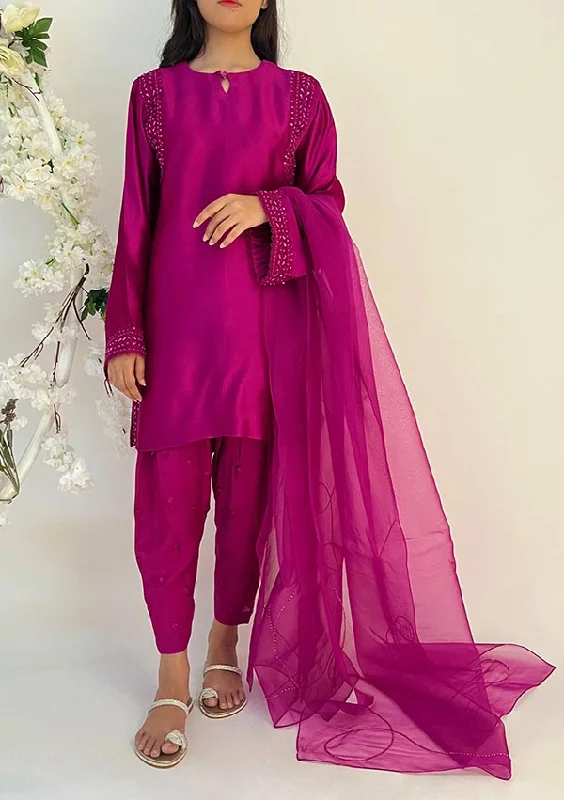 Kai With Pants and Dupatta Classic Flared Pants