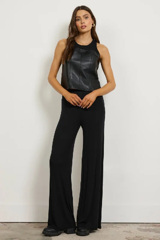 TOPANGA LOUNGE PANTS - (FINAL SALE) High-Waist Trousers