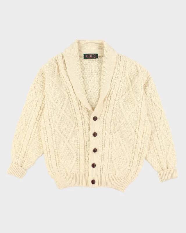 Vintage Murray Brothers Wool Cardigan - M Plaid Cardigan Polka Dot Checkered