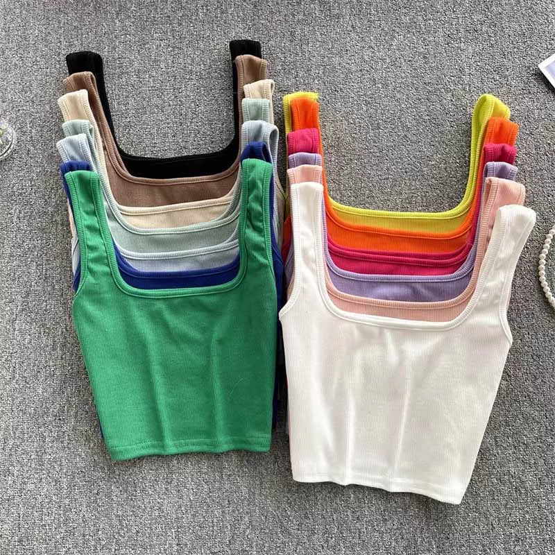 Tank Top Women Sexy Backless Y2K Slim Fit Crop Blouse sage tank top