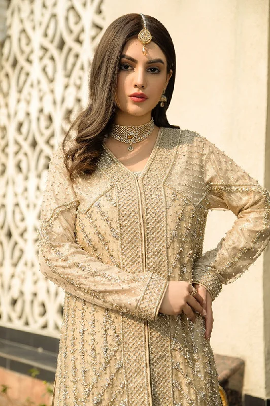 Front Open Jacket Sharara Golden Pakistani Bridal Dress Corduroy Jacket Velvet Jacket Brocade Jacket
