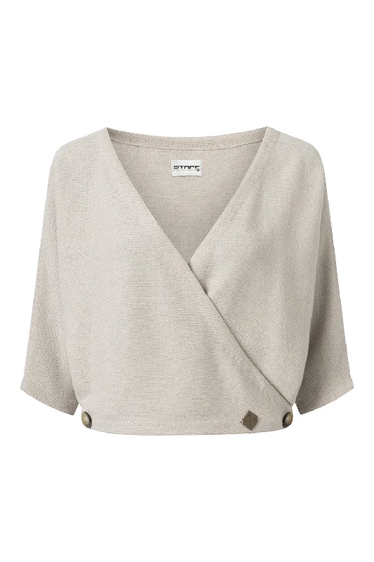 Damen Cardigan Catiana Satin Fabric Silk Fabric Chiffon Fabric