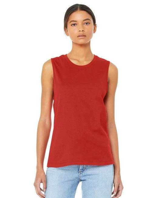 Bella + Canvas Ladies' Jersey Muscle Tank B6003 (Pack of 6) cold shoulder tank