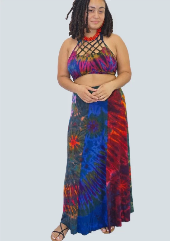 Tie Dye Maxi Skirts tulle skirt dreamy