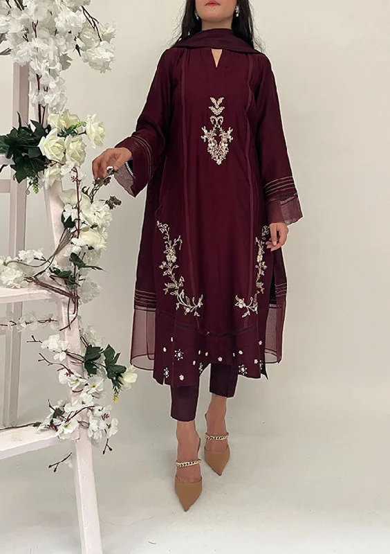 Sophia With Pants And Dupatta Modern Bootcut Pants