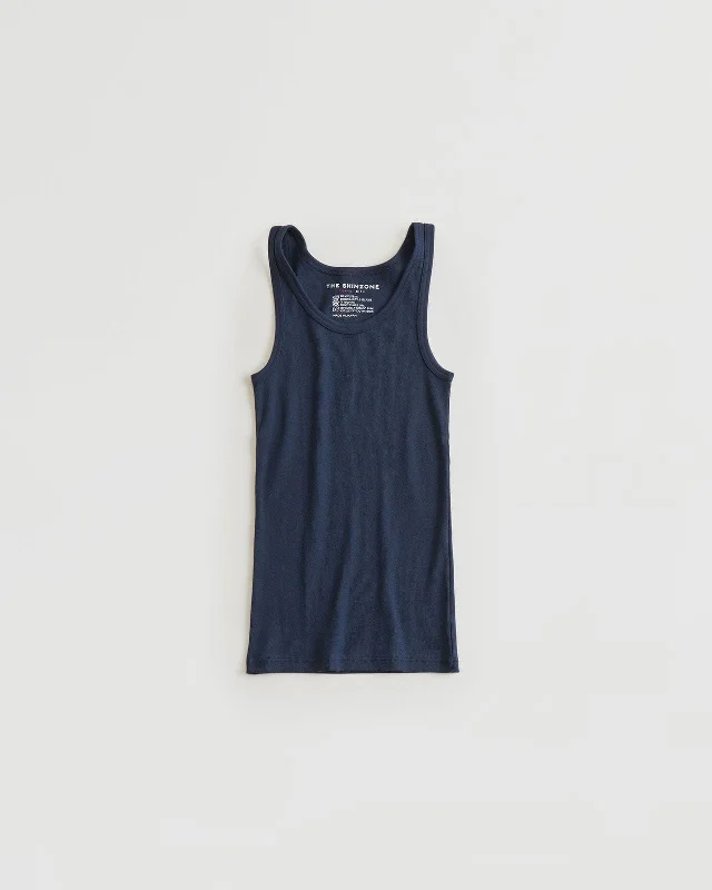 TANK-TOP navy tank top