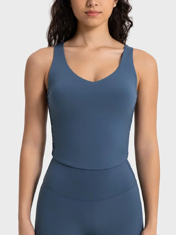 Cropped Sport Tank strapless tank top
