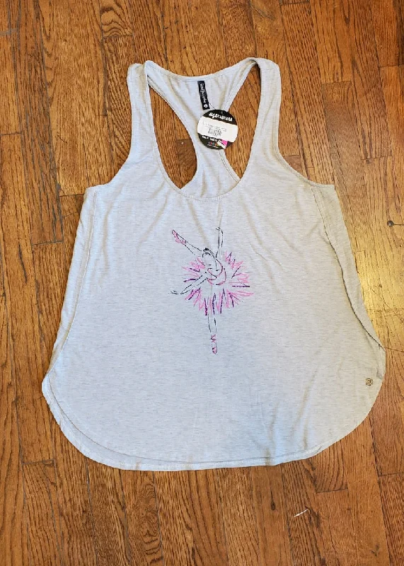ON SALE Ballerina Petal Racerback Tank open back tank