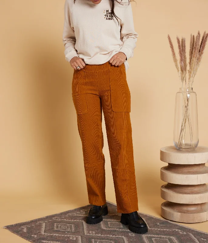 Florence Pant - Pumpkin Spice Cozy Jogger Leggings