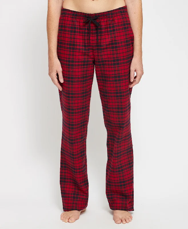 Ladies Flannel Cabin Pant Fashionable Track Pants