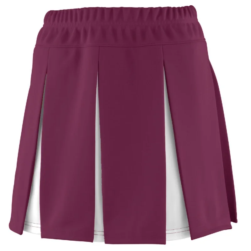 Maroon/White