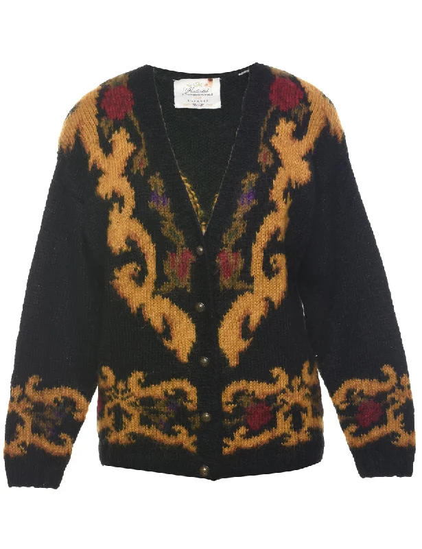 Button Through Cardigan - XS Button Cardigan Zip Cardigan Pullover Cardigan