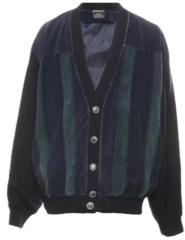 Button Through Cardigan - L Knit Fabric Woven Fabric Fleece Fabric