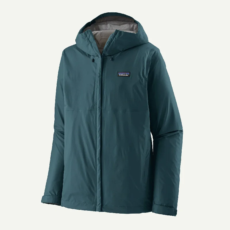 Patagonia Men's Torrentshell 3L Jacket - Tidal Teal Cotton Jacket Linen Jacket Terry Jacket