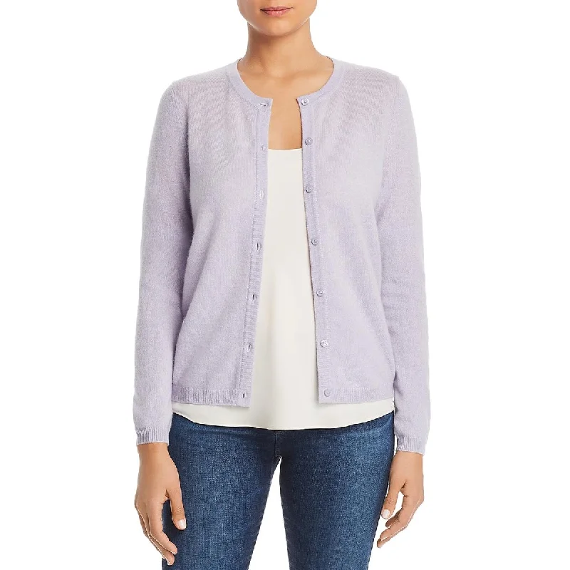 Private Label Womens Knit Cashmere Cardigan Sweater Zippered Front Buttoned Front Snap Front