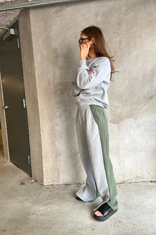 COZY TWO-TONE PANT Stylish Slim Trousers