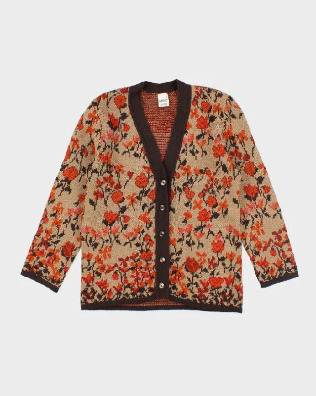 Vintage Weler Switzerland Wool Cardigan - M Toggled Drawstring Belted