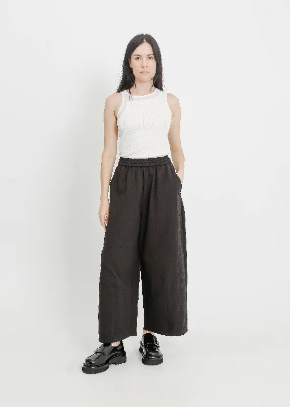 HALEN PANT / BLACK High-Waist Trousers
