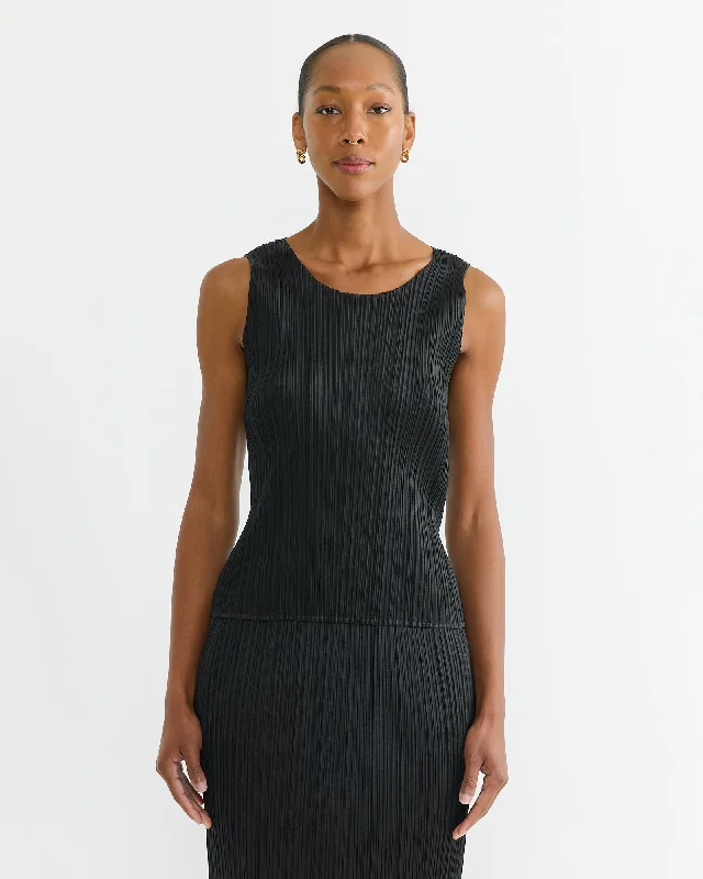 Basics Tank Top in Black turquoise tank top