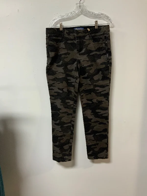 Democracy (10) brown camo pants NWT Casual Skinny Fit Pants