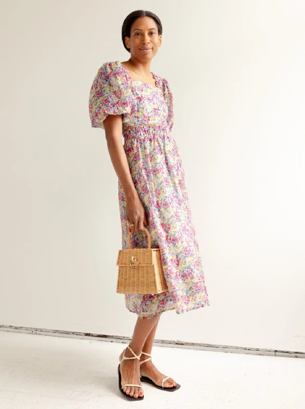 Azalea Midi Skirt floral skirt print