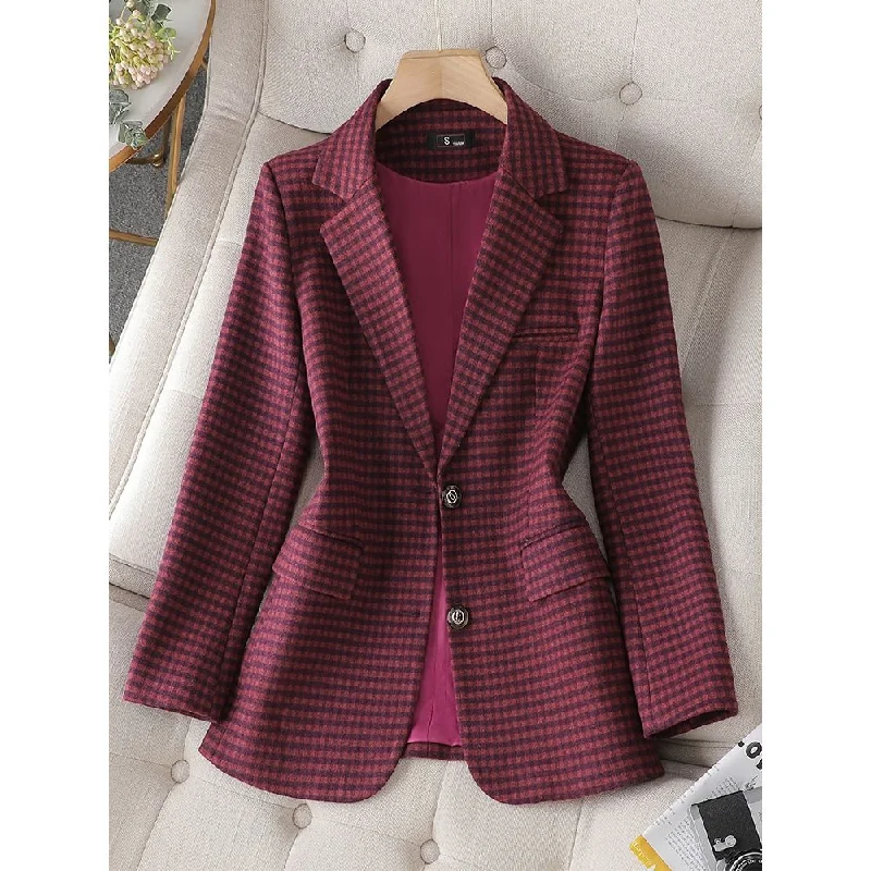 Burgundy Red Plaid