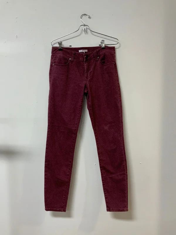 Cabi (S) Maroon pant Trendy Wide-Leg Pants