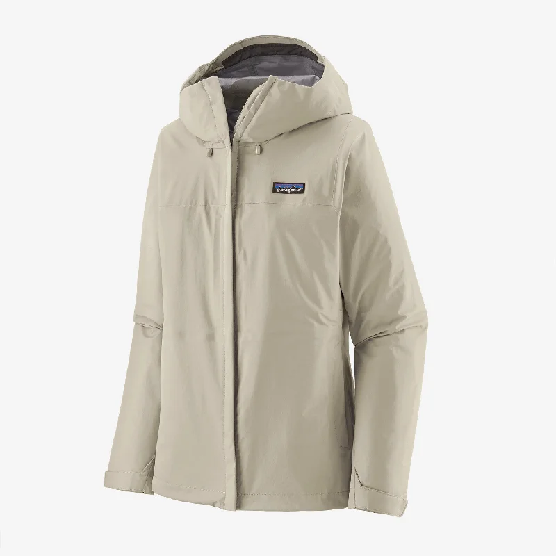Patagonia Women's Torrentshell 3L Jacket - Wool White Hoodie Zip-Up Jacket Button-Up Jacket