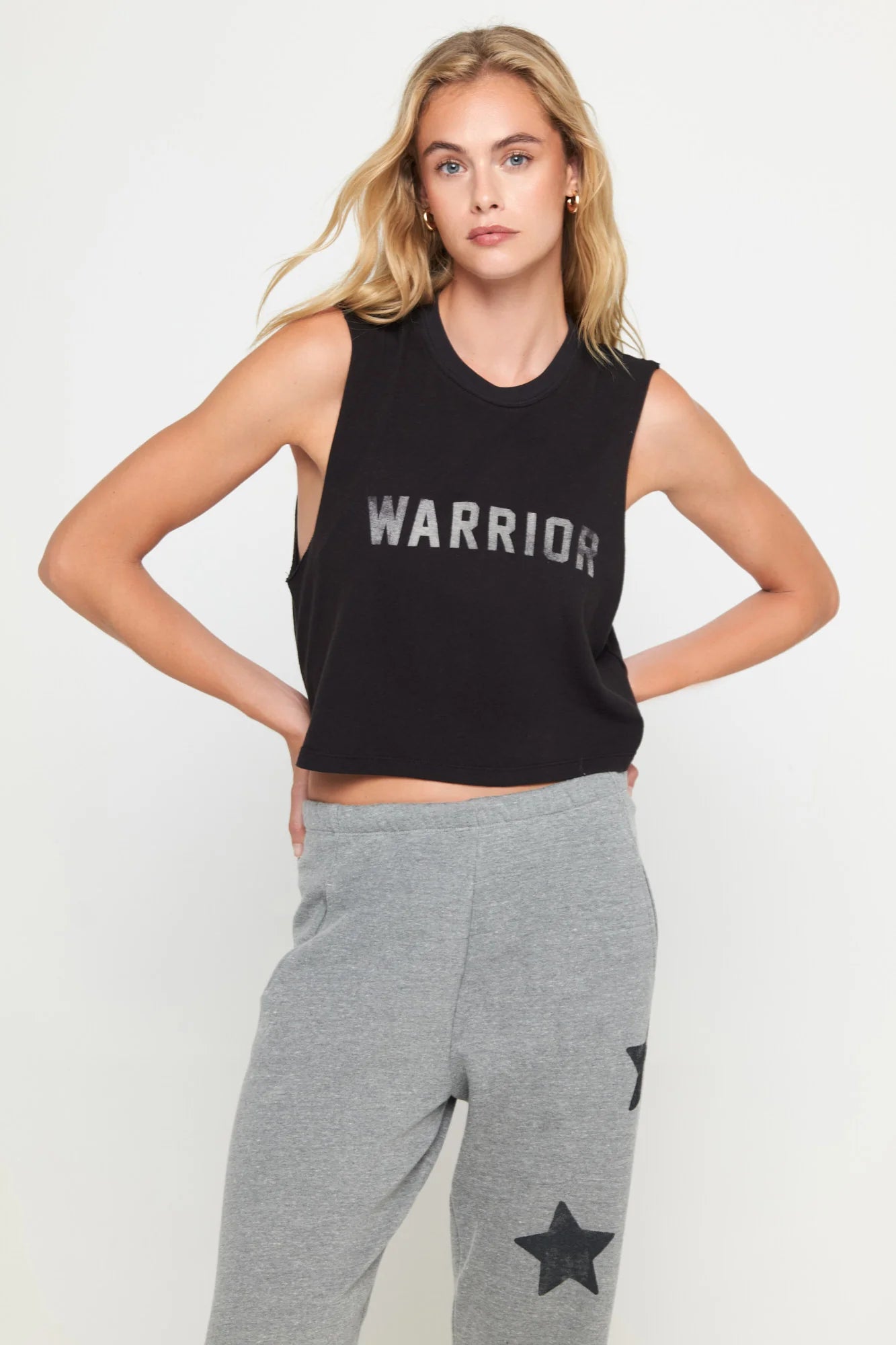 Spiritual Gangster Nova Callie Crop Tank glitter tank top
